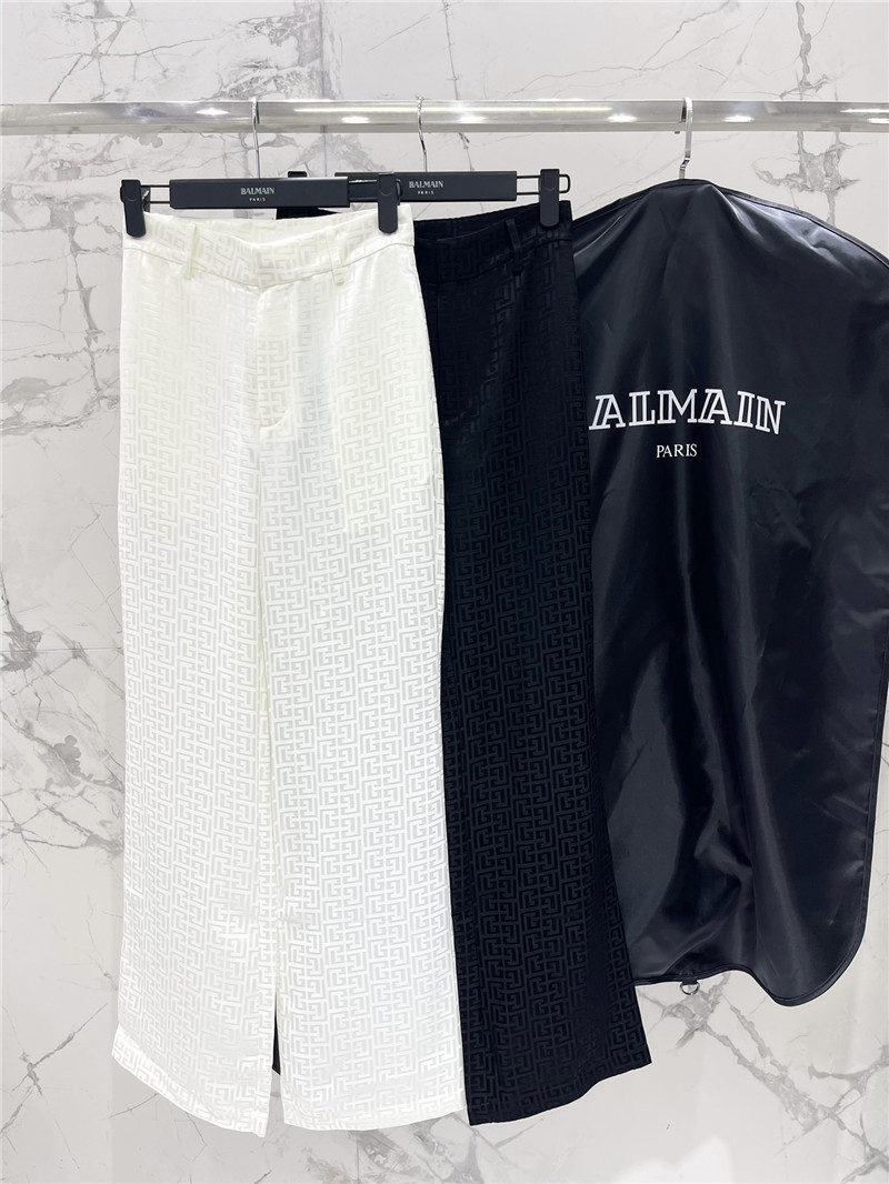 Balmain acetate labyrinth trousers replica d&g clothing