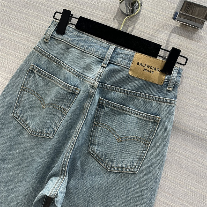 Ba1en*iaga straight wide-leg jeans replicas clothes