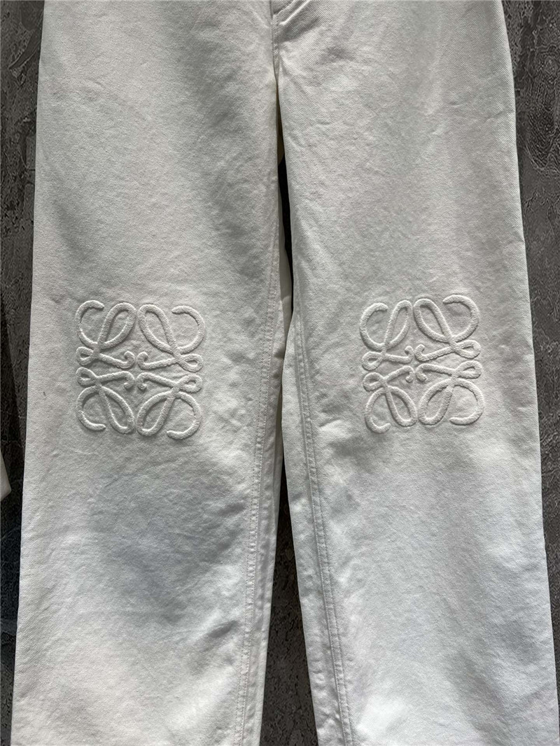 L0ew* white jeans replica designer clothes