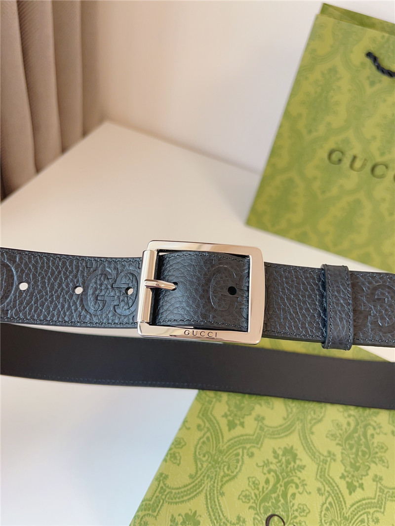 Gvc*1 black leather belt