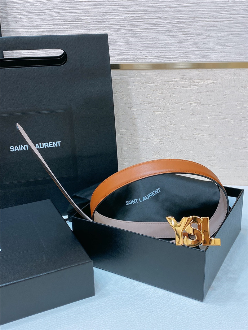 Y51 simple and versatile retro copper buckle belt