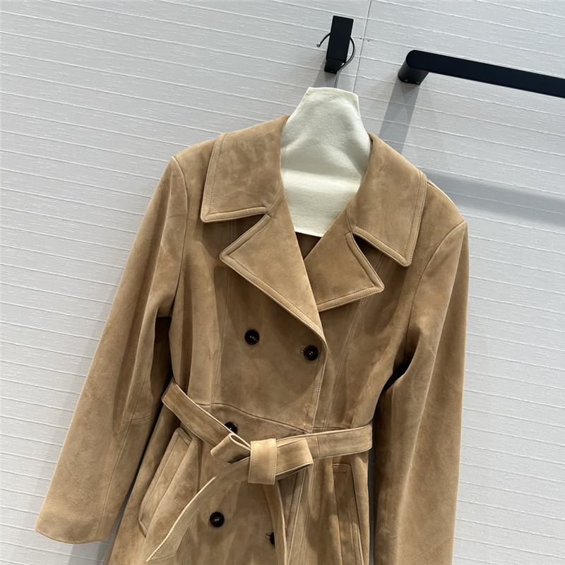 M1um1u suede windbreaker jacket replica clothes