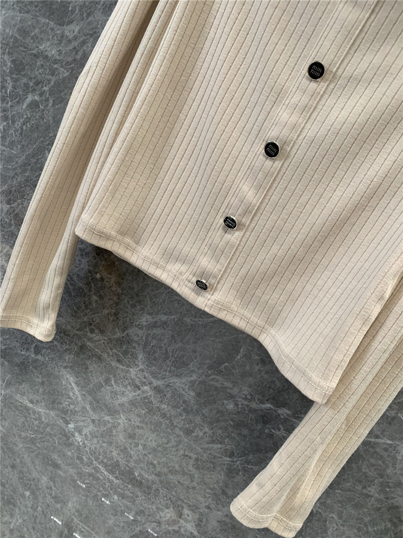 M1um1u long sleeve bottoming shirt replica clothing