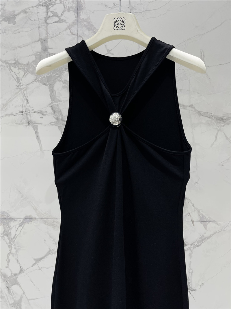 L0ew* black sleeveless dress replica d&g clothing