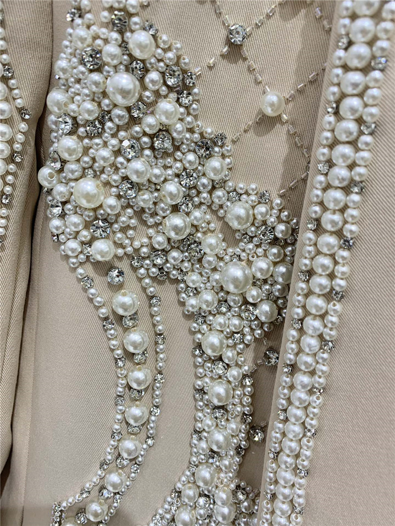 Balmain heavy pearl suit jacket replica d&g clothing