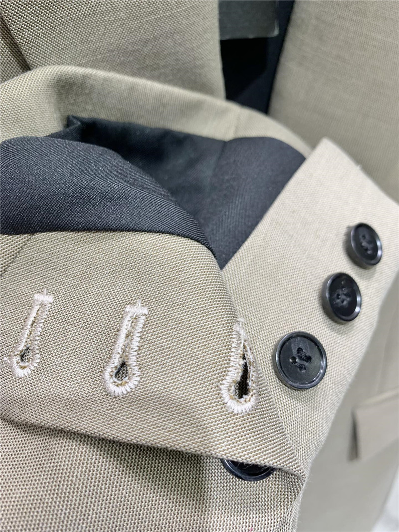 Y51 beige single-button suit replica designer clothes