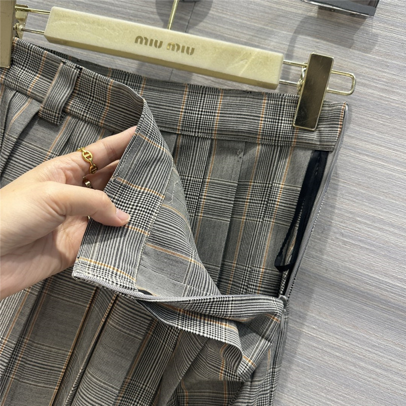 M1um1u girls’ mid-length pleated skirt replica clothing sites