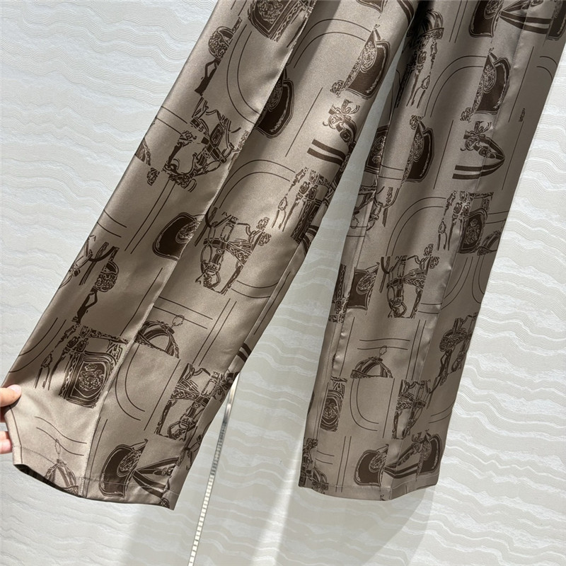 H**me5 silk straight wide-leg pants replicas clothes