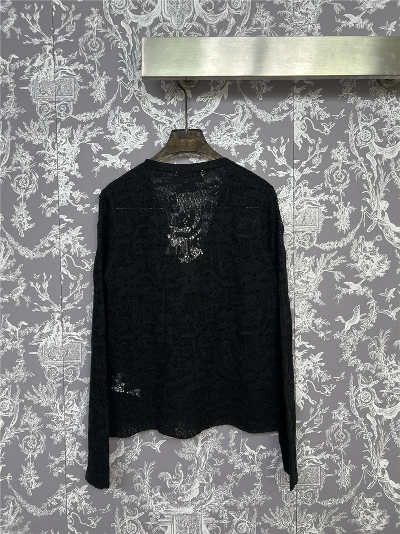 D10r new lace crochet cardigan replica designer clothes