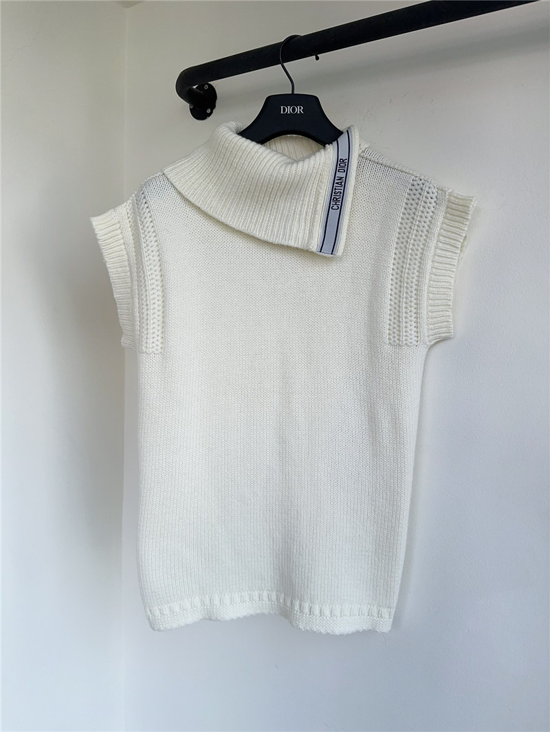 D10r knitted vest replica d&g clothing