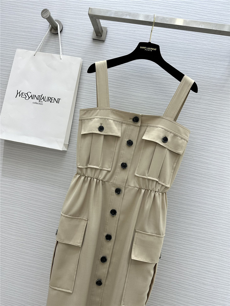 Y51 workwear style suspender tube dress replica clothes