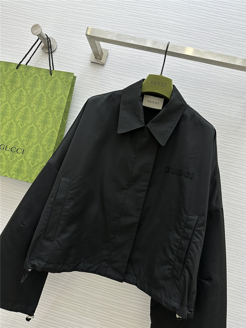 Gvc*1 drawstring zipper lapel jacket replica designer clothes