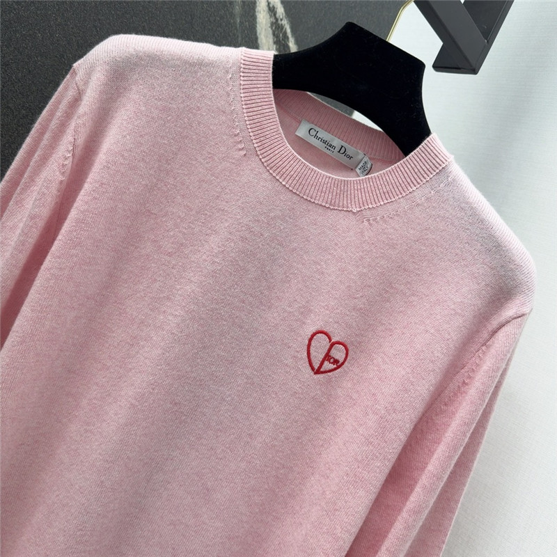 D10r pink pullover sweater replica d&g clothing