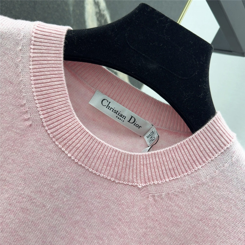 D10r pink pullover sweater replica d&g clothing