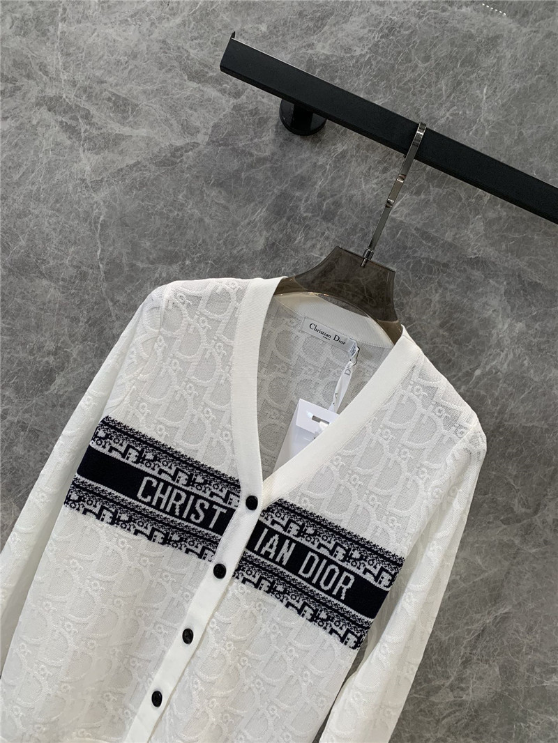 D10r single breasted knitted cardigan replica clothes