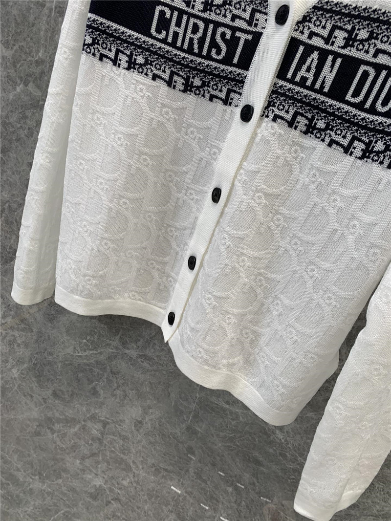 D10r single breasted knitted cardigan replica clothes