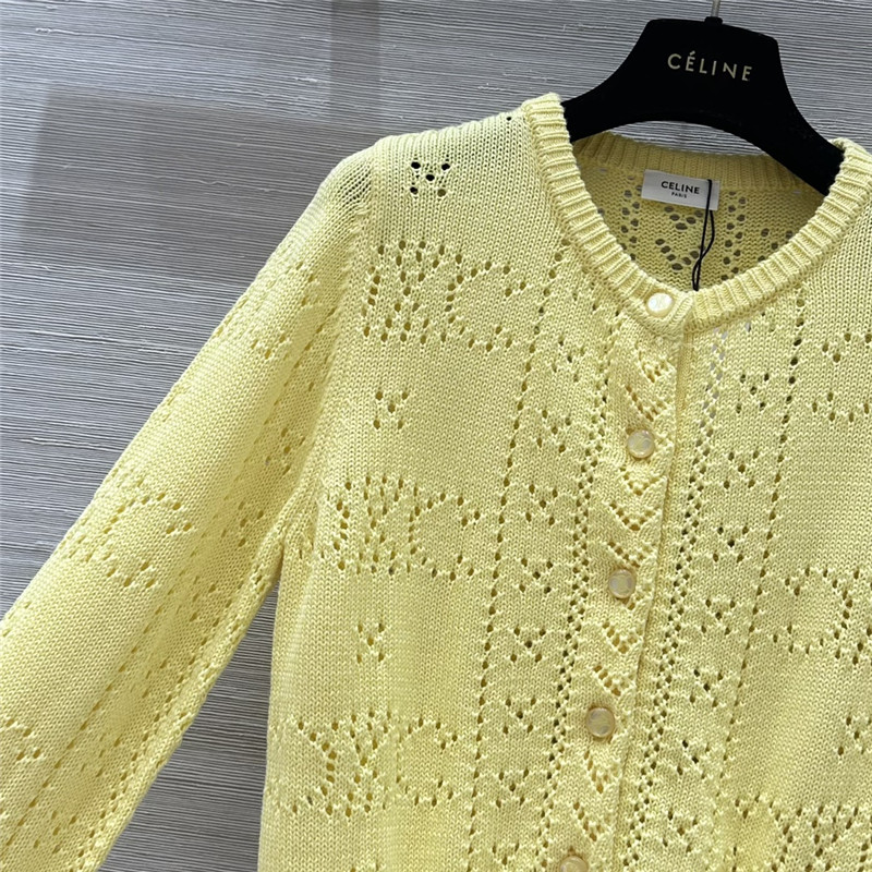 Ce1i*e arc de triomphe knitted cardigan replica clothes