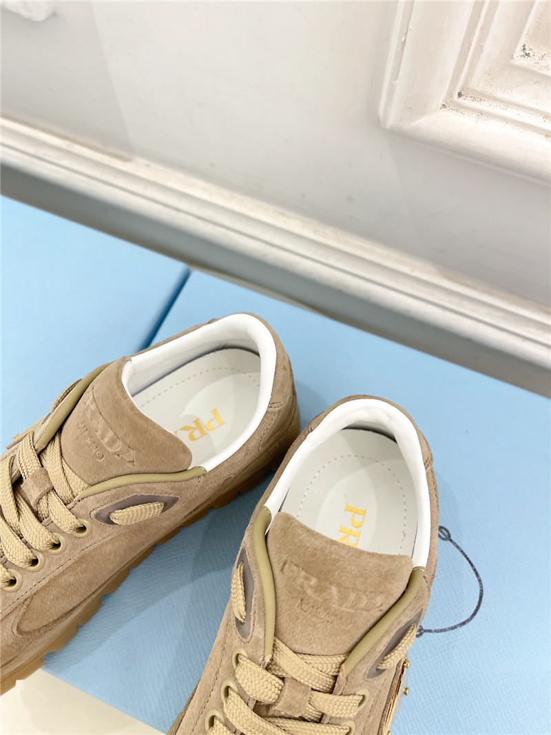 Pra*a faded suede sneakers