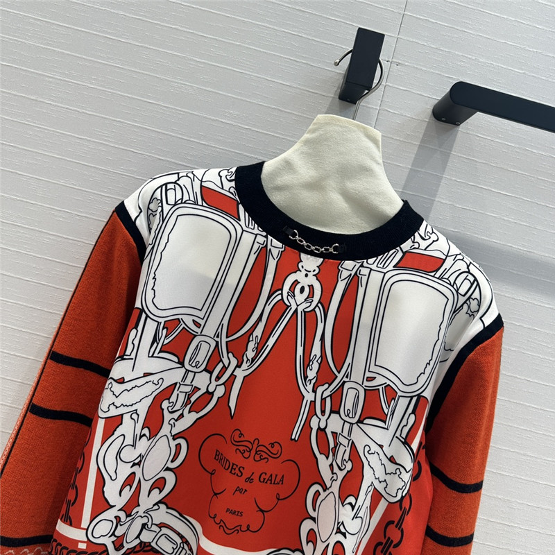 H**me5 patchwork knitted top replica clothes