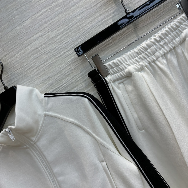 A1exa*der wang zipper sweatshirt + wide-leg pants set