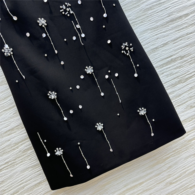 Pra*a short sleeve round neck dress replicas clothes