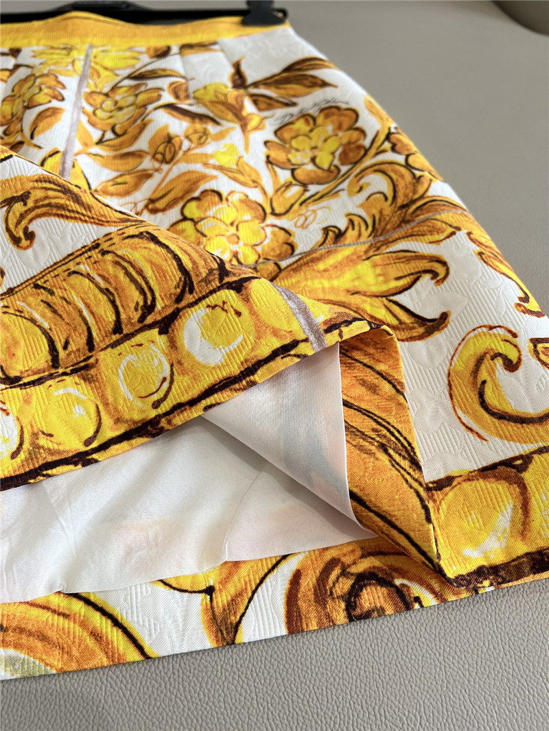 Dolce & Gabbana d&g jacquard fabric skirt replicas clothes