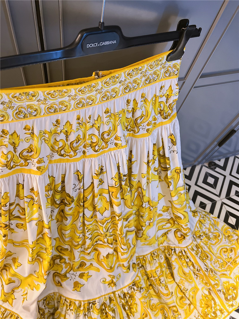 Dolce & Gabbana d&g glaze series long skirt replica clothes