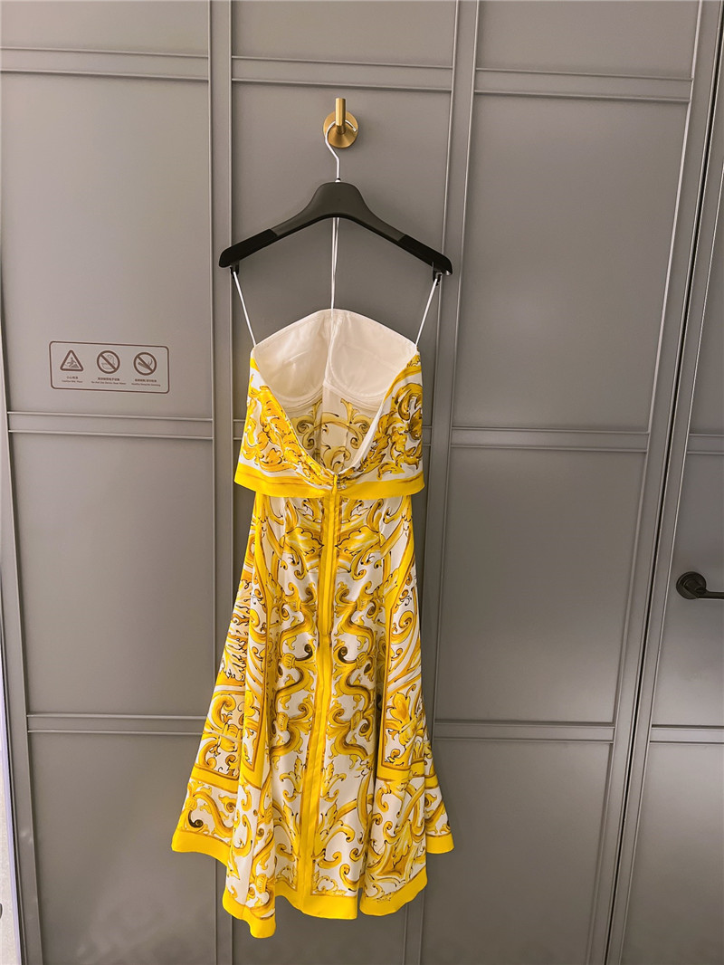 Dolce & Gabbana d&g tube top dress replica clothing