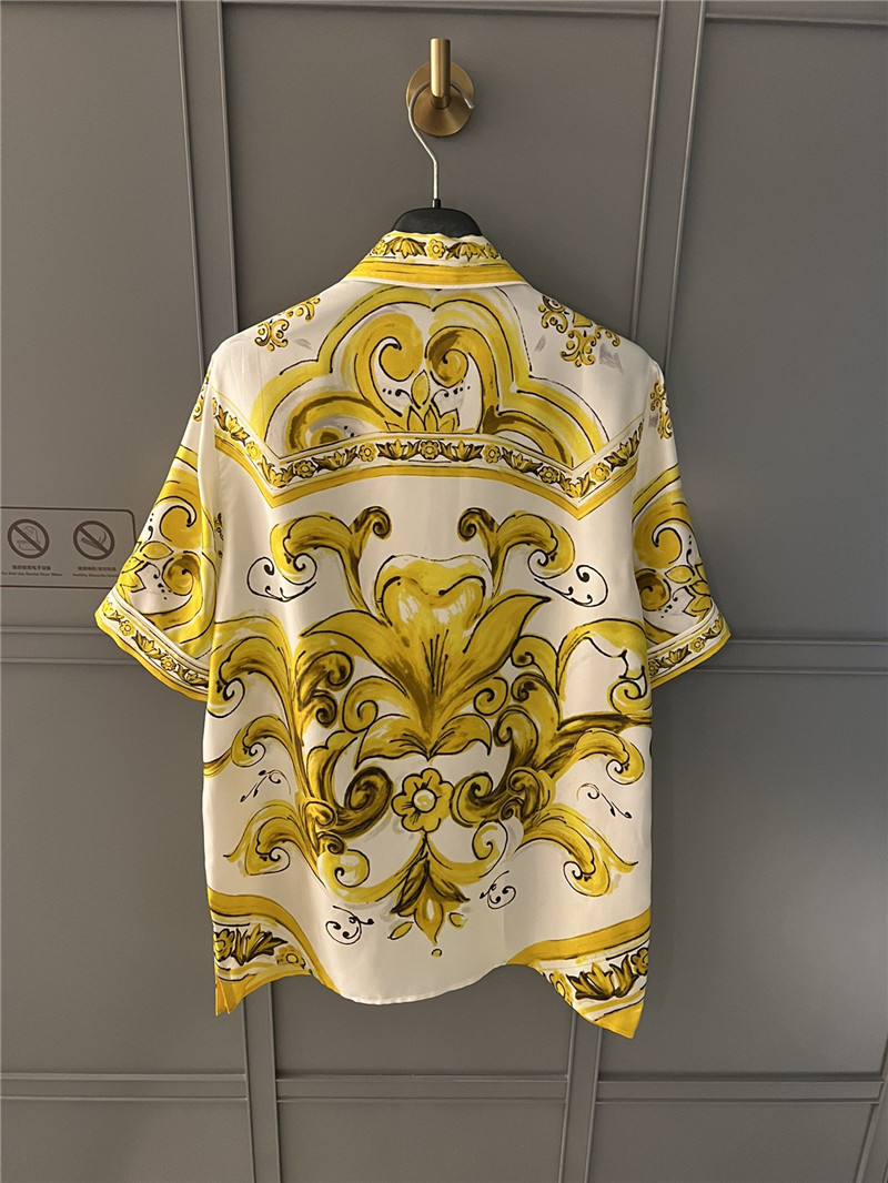 Dolce & Gabbana d&g glaze series short-sleeved top