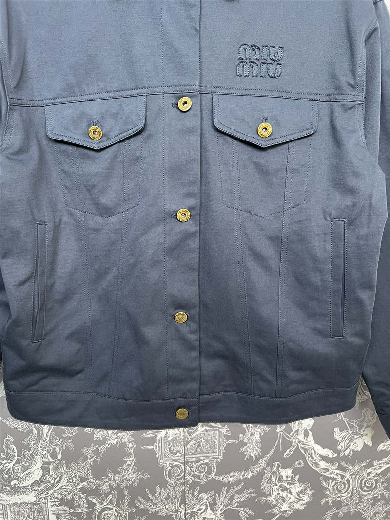 M1um1u lapel jacket replica designer clothes
