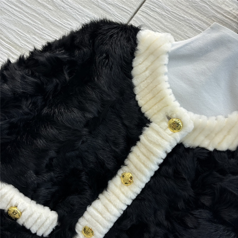 Pra*a crew neck cropped jacket replica d&g clothing