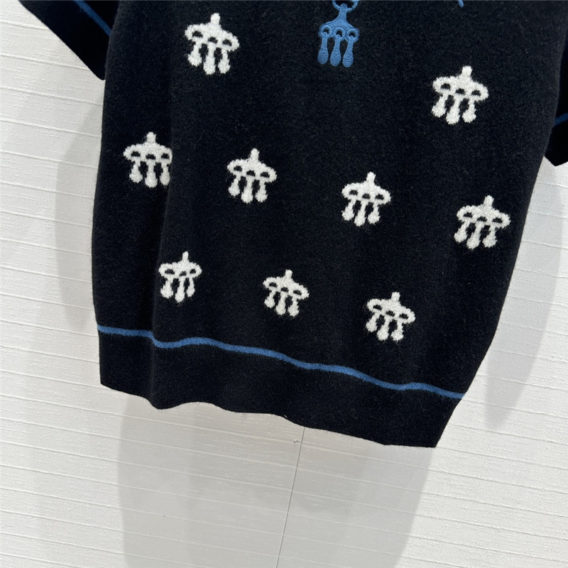 H**me5 cashmere short-sleeved sweater replicas clothes