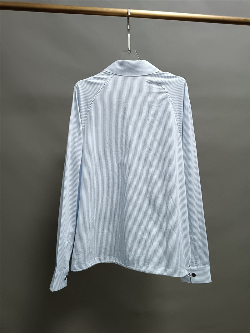 D10r pocket decorative striped shirt replica clothes
