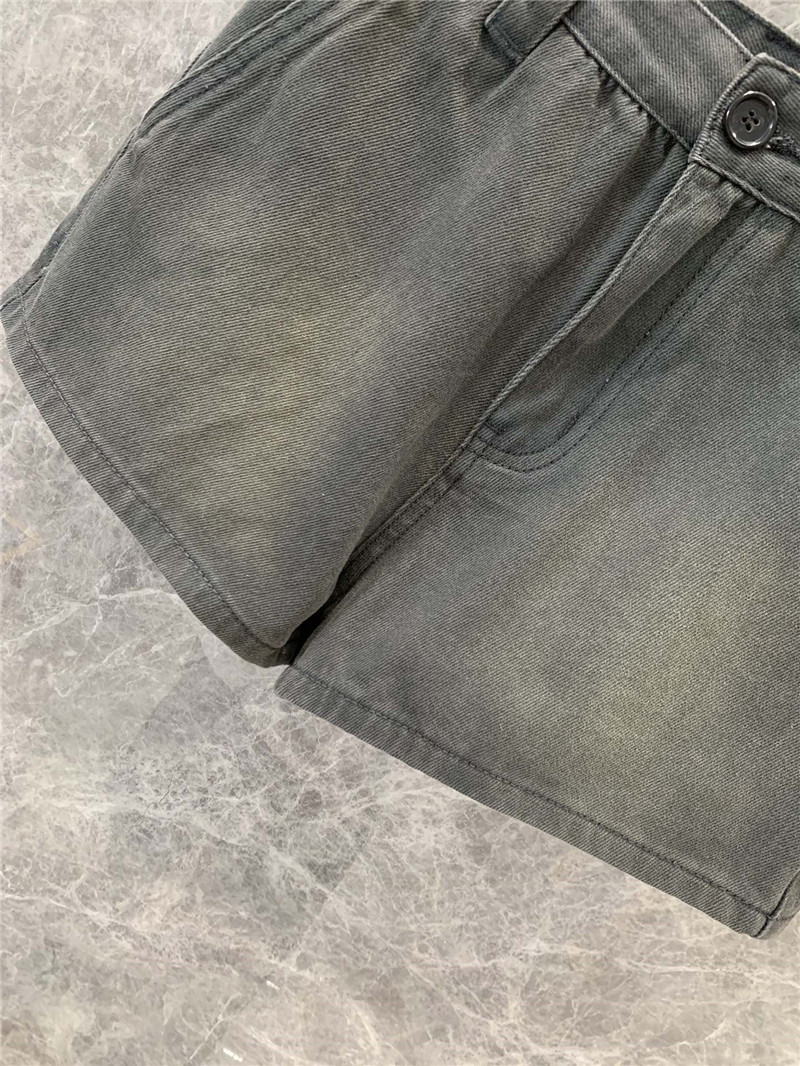 M1um1u denim shorts replica d&g clothing