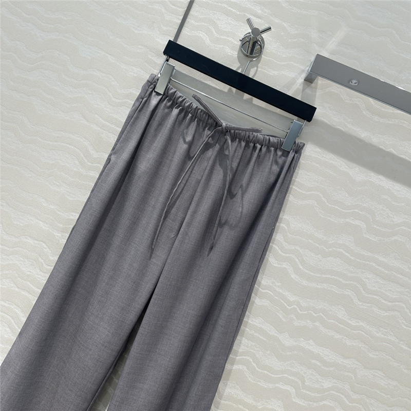 The R0w grey straight pants replica d&g clothing
