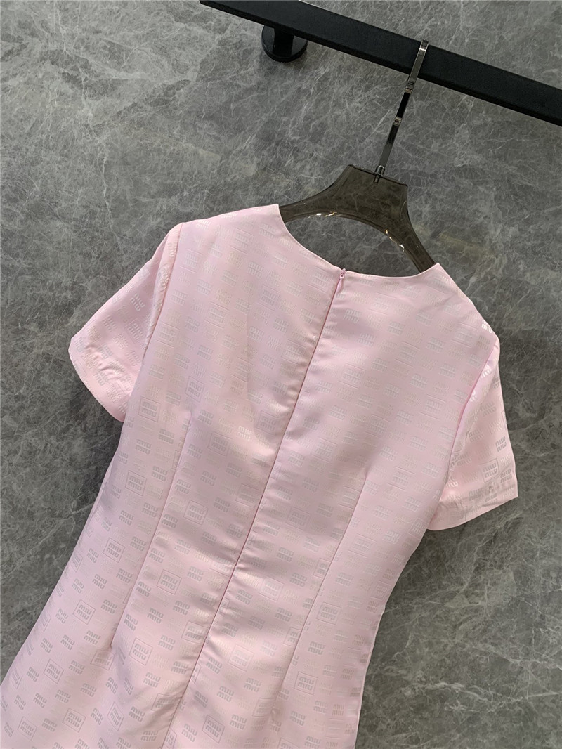 M1um1u short sleeve dress replica designer clothing websites