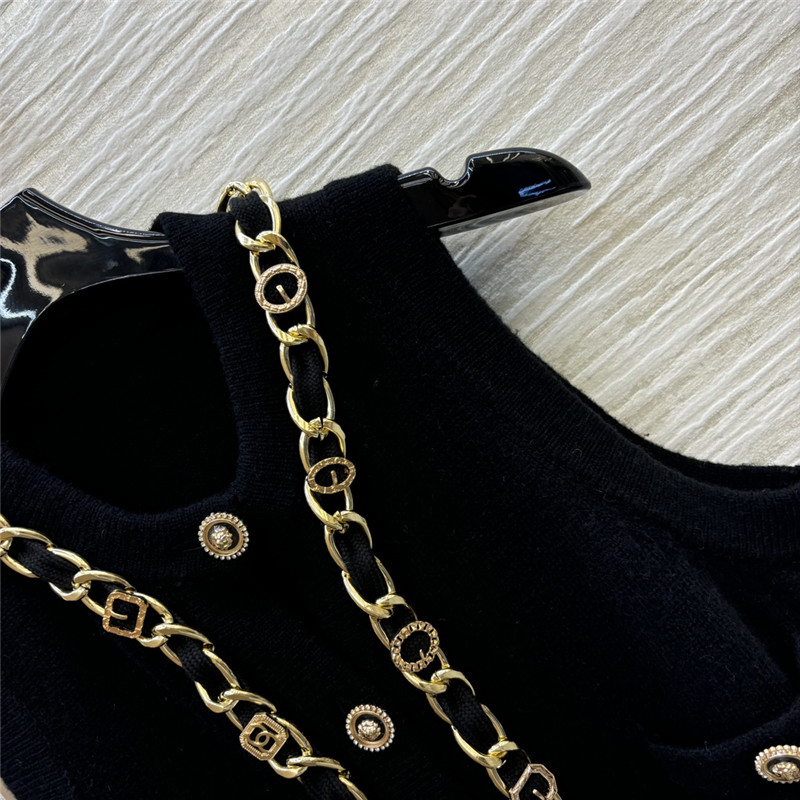 Ch**el chain trim vest replica designer clothes