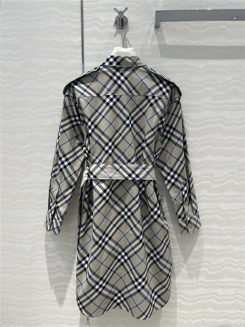 Bv*b*rry vintage check shirt dress replica d&g clothing
