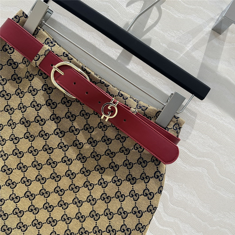 Gvc*1 old flower jacquard a-line mini skirt replica clothes