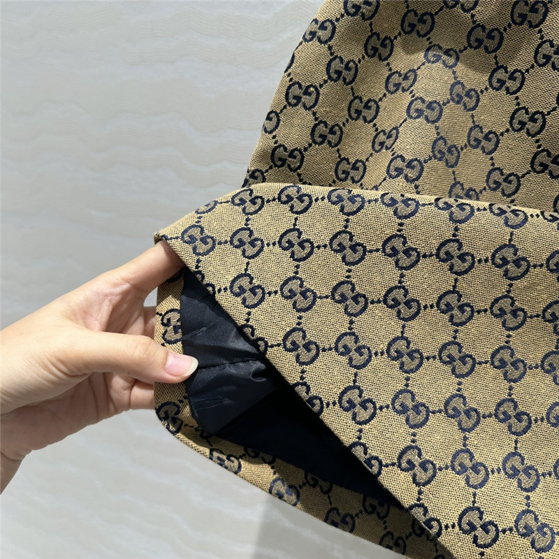 Gvc*1 old flower jacquard a-line mini skirt replica clothes