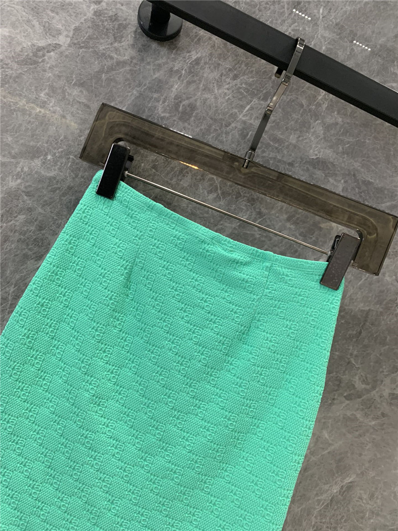 A1exa*der wang logo textured jacquard skirt replica clothing sites