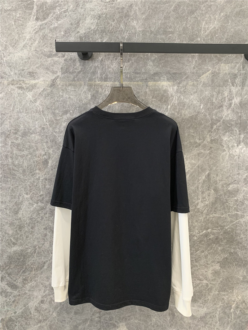 Gvc*1 fake two piece long sleeve t-shirt cheap replica designer clothes