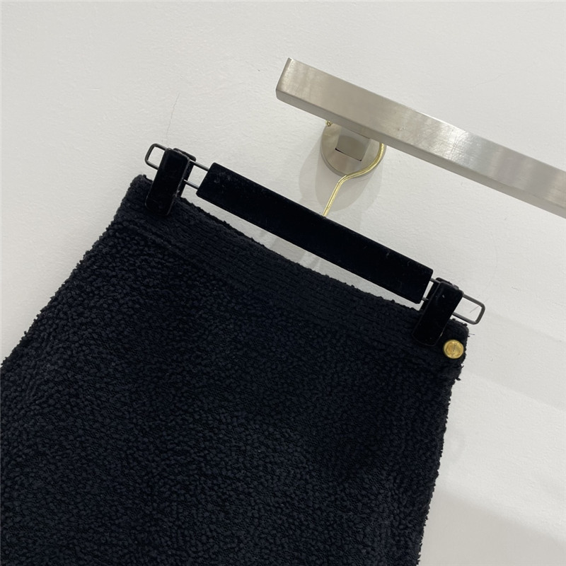 D10r wool pom pom skirt replica d&g clothing