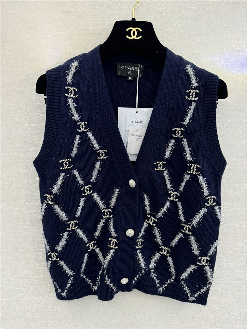 Ch**el new knitted vest replica clothing sites