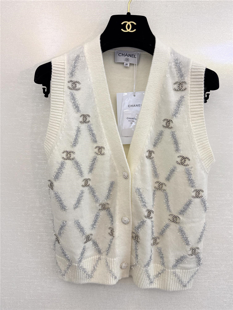 Ch**el new knitted vest replica clothing sites