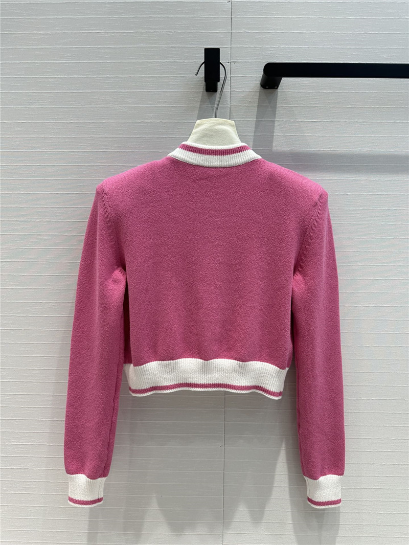 Balmain gold button knitted short cardigan replica clothes