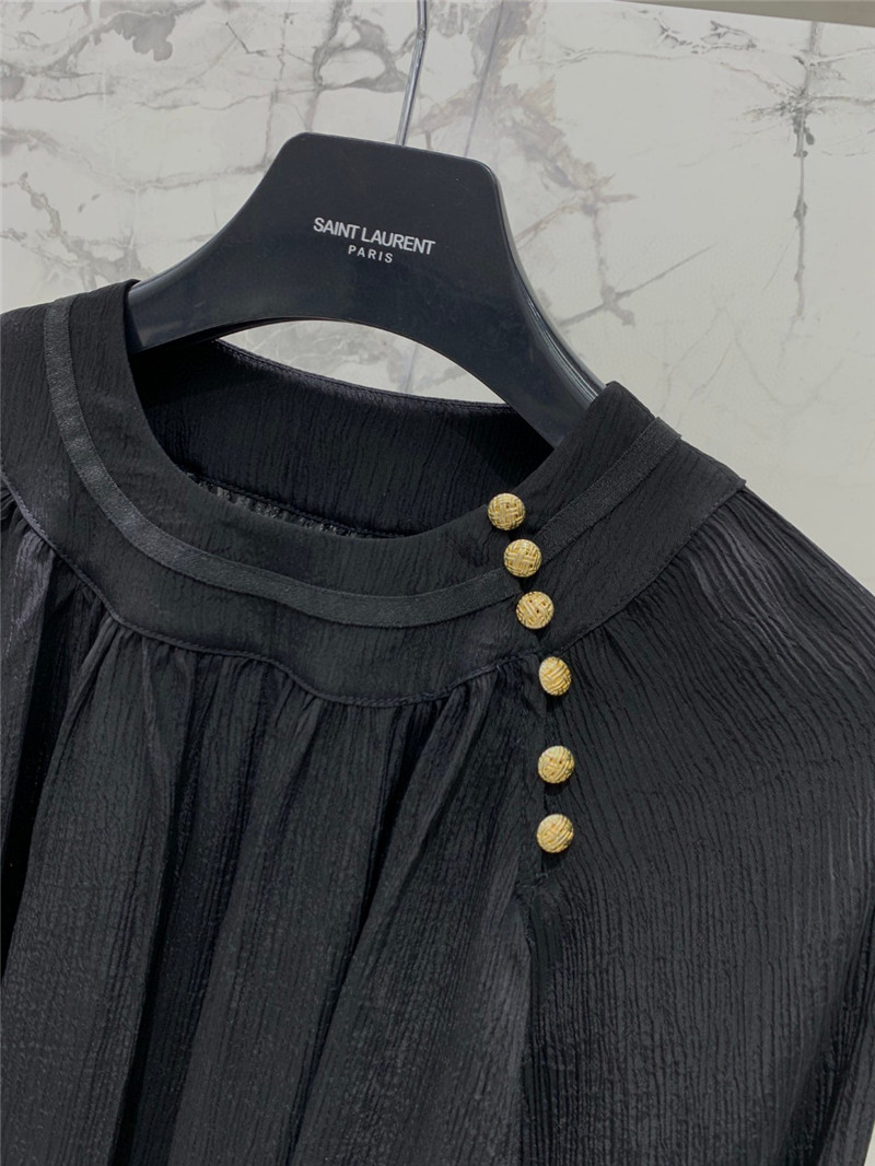 Balmain new loose-fitting cupro shirt replica clothes