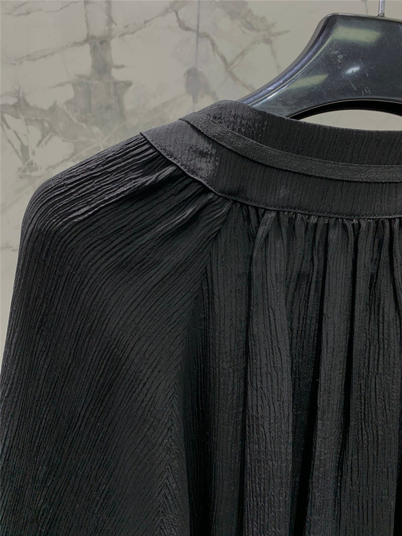 Balmain new loose-fitting cupro shirt replica clothes