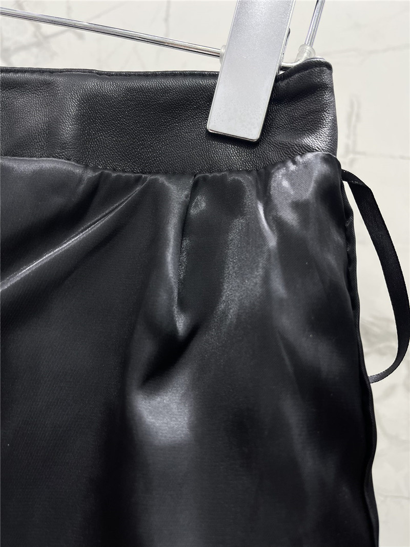 Y51 versatile leather skirt replica clothes