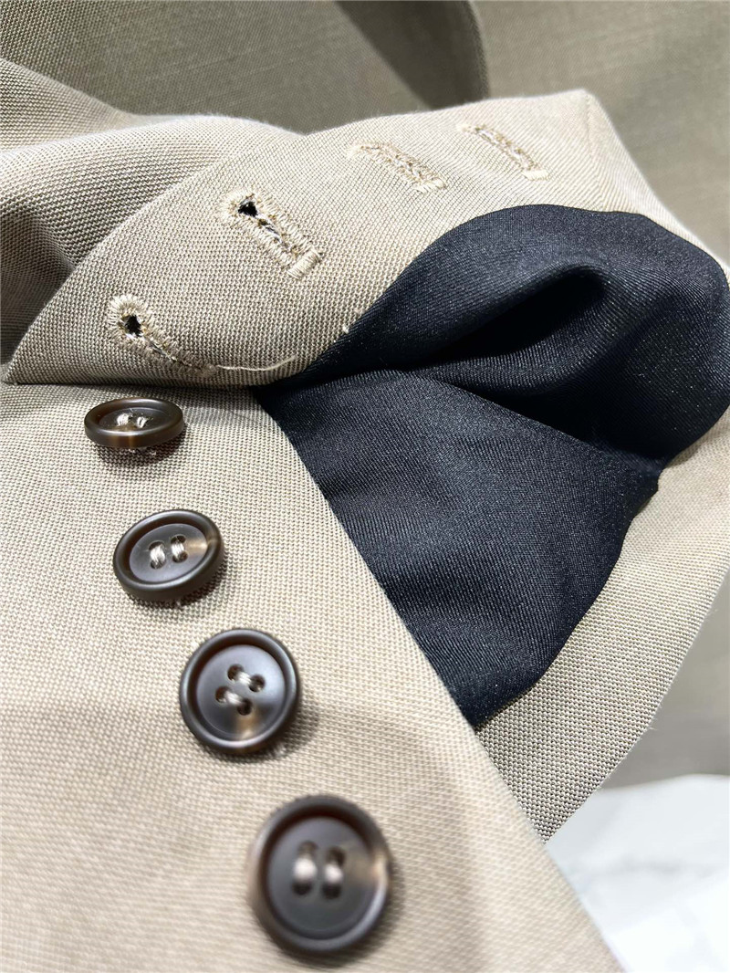 Y51 loose beige single-button suit replica clothes